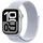 Watch Series 10 GPS 42 mm Aluminiumgehäuse silber Sport Loop Blaue Wolke