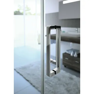HÜPPE Classics 2 Viereck Gleittüreckeinstieg 2-teilig, Breite:90 cm, Höhe:190cm, Befestigung links & rechts, C20103087321, Duschkabine: Profilfarbe silber matt Glas ESG klar