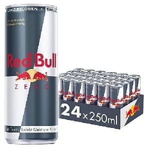 24x Red Bull Zero 250 ml um 21,56 € &#8211; nur 90 Cent pro Dose!