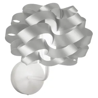 Moderne 1 Light Cloud Wandleuchte in Polilux Silber  Italy