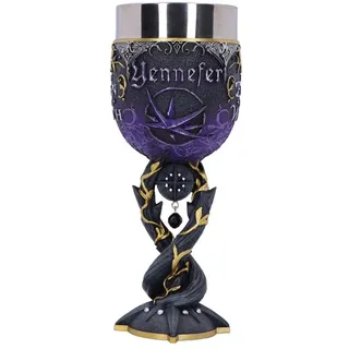 Nemesis Now Krug Kanne Offizielles Lizenzprodukt The Witcher Yennefer Kelch, 19,5 cm, Schwarz