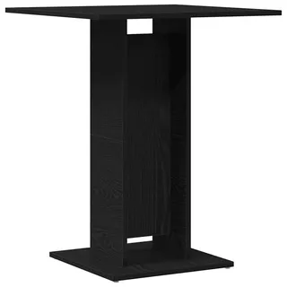 vidaXL Bistrotisch Schwarze Eiche 60x60x75 cm Holzwerkstoff
