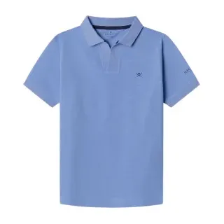 Hackett London für Jungen. HK5600014 Polo Johnny Kragen blau (2 años = 92 cm), Lässig, Baumwolle, Klassisch, Kurzarm, Kinderbekleidung
