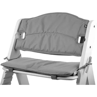 Tinydo Hochstuhl Sitzkissen für Hauck Alpha - ergonomisches Memory-Schaum Kissen zur Rückenentlastung, extra dicke Polsterung - Sitzverkleinerer Auflage ohne Verrutschen (Hellgrau)