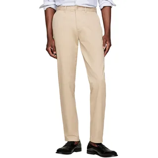Tommy Hilfiger Herren Chino Hose Harlem Tapered Fit, Beige (Batique Khaki), 31W/34L