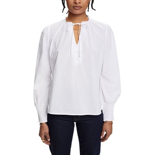 ESPRIT Damen 023CC1F303 Bluse, 100/WHITE, M