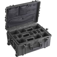 Max Unisex – Erwachsene 540h245camorgtr Koffer, Schwarz, 538 x 405 x H245 mm