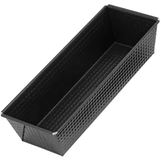 Zenker Kastenform, Königskuchenform mit Antihaftbeschichtung, hochwertige Backform in schwarz (Kuchenform: ca. 305x115x70 mm), Menge: 1 Stück
