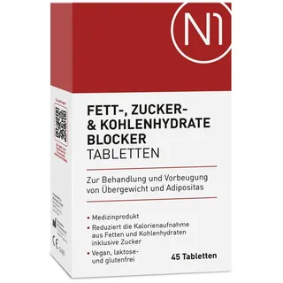 n1 Fettblocker Zucker- & Kohlenhydrate-Blocker Tabletten 85 g