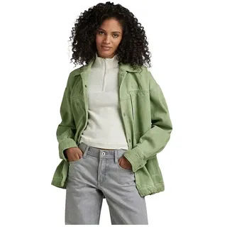 G-star Oversized Workwear Überhemd - Rainbow Cameo Green Gold - M
