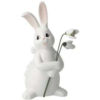 GOEBEL Hasenfigur Hase Lovely Snow Bells - Snow White Ostern