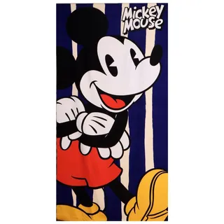 Mickey-Mouse-Handtuch 90 x 180 cm für Jungen und Mädchen – Weiches und saugfähiges Disney-Mickey-Mouse-Kinderhandtuch für Strand, Pool und Schwimmbad, Sommerhandtuch für Kinder von 2–10 Jahren