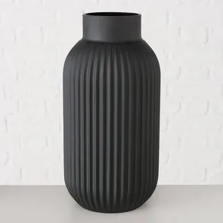 Boltze Nordika Vase schwarz matt 30cm (1 Stück)