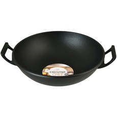 H&h wok fusione antiaderente extra chef 2 manici cm32