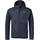 Herren MNS Fleecejacke mit Kapuze aus 2-Wege-Stretch wärmende Outdoorjacke mit 2 Außentaschen navy blazer 50