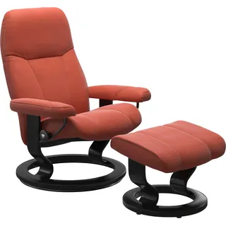 Stressless Relaxsessel Consul mit Classic Base Kunstleder 76 x 100 x 71 cm Braun