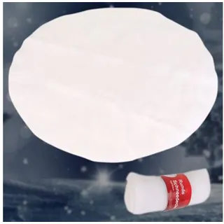 Buri Schneedecke 100cm Christbaumdecke Weihnachtsbaumunterlage Dekodecke Vliesdecke