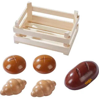 HABA 306457 - Spielset Backwaren, Kaufladen-Zubehör, 6-teilig
