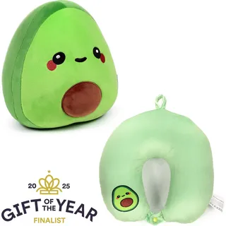 2-in-1-Reisekissen mit Spielzeug „Avocado“ CUSH422 – PUCKATOR EUROPEAN DISTRIBUTION CENTRE