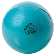 Bild Unisex – Erwachsene Gymnastikball 300 g lackiert, türkis, ca. 16 cm