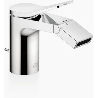 Dornbracht LISSÉ Bidet-Einhandbatterie mit Ablaufgarnitur, Ausladung 123mm, 33600845-00, Farbe: Chrom