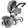 Kombipuppenwagen Linus, Jeans grey