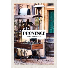 Blechschild 18x12 cm Provence Alpes cote d`Azur