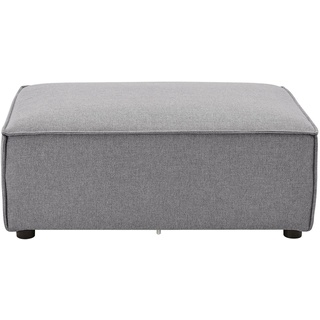 Modulares Sofa Domas Ottomane Stoff Dunkelgrau