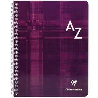 Clairefontaine Notizbuch Registerbuch A5 kariert farbig sortiert