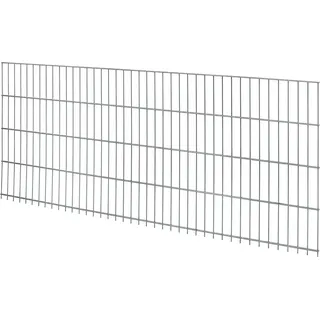 Doppelstabmattenzaun Metall 83 cm x 201 cm Verzinkt