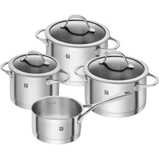 Zwilling Essence Topf-Set 4-tlg. Kochtopf + Bratentopf + Stieltopf