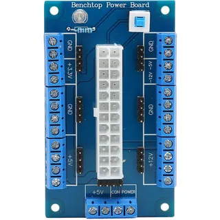 24 20 Pin ATX DC Netzteil Breakout Board Modul Netzteil Breakout Board mit LED Kontrollleuchte