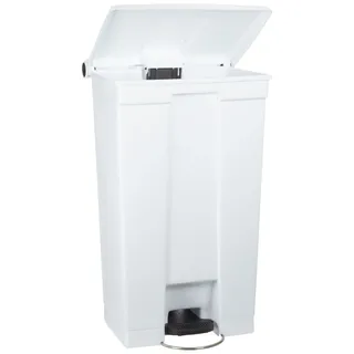 Rubbermaid Commercial Products Legacy® Tretmülleimer aus Kunststoff | Treteimer/Tretabfallbehälter | 30 l | für Arztpraxen/Krankenhäuser/Gesundheitseinrichtungen | Weiß | FG614300WHT