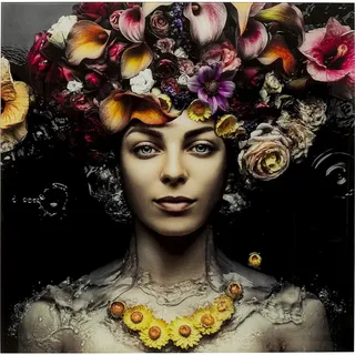 Kare Flower Art Lady 80x80cm (51438)