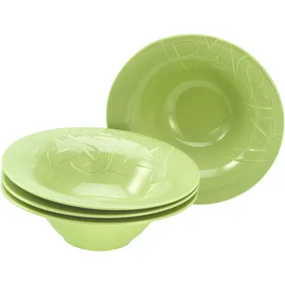 CreaTable Pastateller 27 cm Grün 4er Set