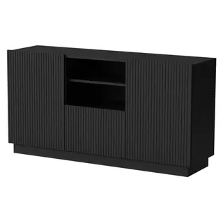 Cama LIVERTI 5903815010491, Schwarz, 1 Schublade(n), Partikelbord, Einfarbig, Modern, Rechteckig - Schwarz