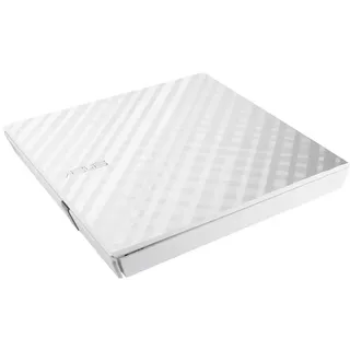 Asus SDRW-08D2S-U Lite externer Slim DVD Brenner (8X DVD±R, 6X DVD±R DL, 5X DVD-RAM, USB 2.0) inkl. Cyberlink Power2Go, weiß