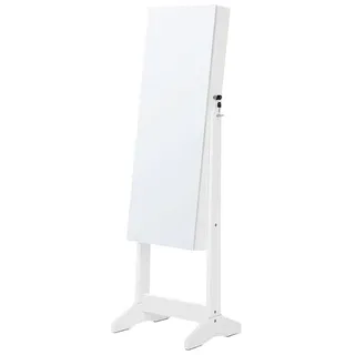 Hansiro Schmuckschrank Ganzkörperspiegel , Holzwerkstoff , 36.5x41.2 cm , Ordnen & Aufbewahren, Schmuckaufbewahrung