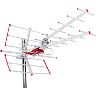 Maclean Brackets Maclean MCTV-855 Außenantenne TV Antenne Dachantenne DVB-T/T2 H.265 HEVC Full HD max 100dBμV UHF/VHF LTE Filter (Passive)