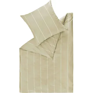 ESPRIT Renforcé Kissenbezüge und Bettwäsche HARPLINES Beige 155 x 220 cm - Beige