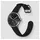 ScanWatch 2 BT 38 mm Edelstahlgehäuse silber Kautschukarmband schwarz One Size