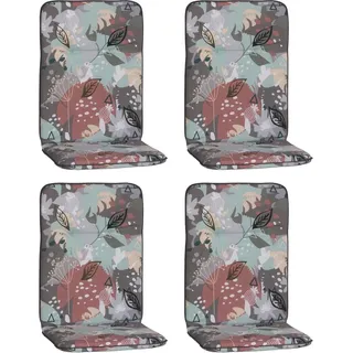 Beo Hochlehner-Paspelauflage M412 Eger Grau 4er-Set