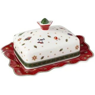 Villeroy & Boch – Toy's Delight Butterdose Bunt, Sammlerstück, Deko Weihnachten Toys, Weihnachtsdekorationen, Butterglocke, Behälter Für Butter, Premium Porcelain