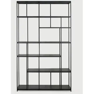 Ethnicraft Studio Regal Teakholz Schwarz Türlos