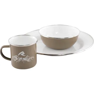 Robens Tongass Single Enamel Set khaki