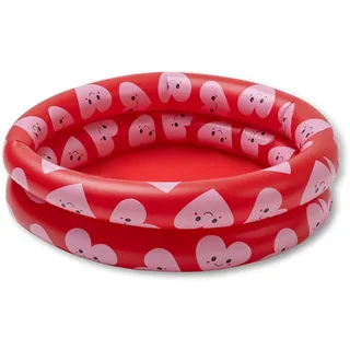 Swim Essentials Swimming Baby Pool 60 cm Red Hearts 60 x 15 cm pool BABY Fun