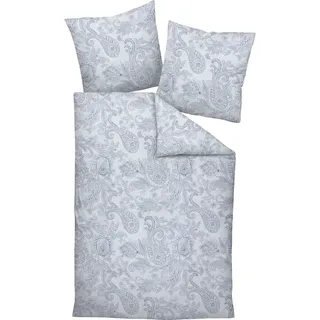 JANINE Design Bettwäsche Cortina 155 x 220 m Baumwolle Blau cm