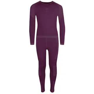 Trollkids Hemsedal Funktionsunterwäsche-set - Plum - 92 cm