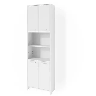 Vicco Maris Hochschrank 56,1 x 190 cm Weiß Holz