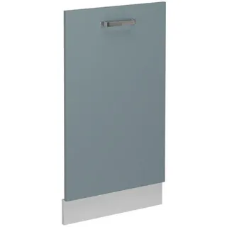 Vicco Unterschrank Geschirrspülblende R-Line 45 x 81,8 x 1,6 cm Blau-Grau